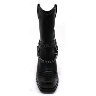 Donald J. Pliner BBB Black Chain Boots US7.0  