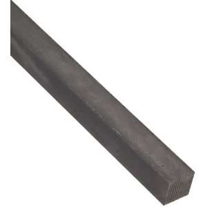   A36 Square Bar, Hot Rolled, ASTM A36, 1 Thick, 1 Width, 24 Length