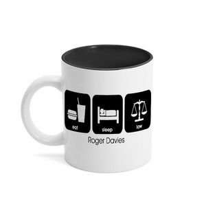  Lawyer Gift   Eat Sleep Law Mug 
