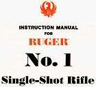 RUGER NO. 1 SINGLE SHOT RIFLE INSTRUCTION MANUAL  1991
