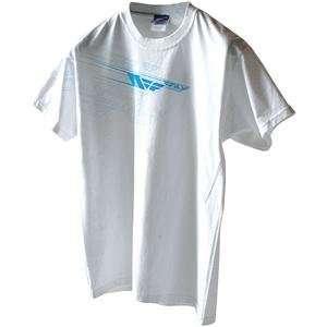  Fly Racing Speed T Shirt   X Large/White Automotive
