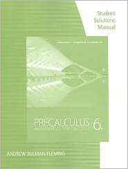 Student Solutions Manual for Stewart/Redlin/Watsons Precalculus 