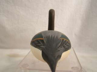 Miniature HAND CARVED Bird CAPT. ROY URIE Folk Art DUCK DECOY Rock 