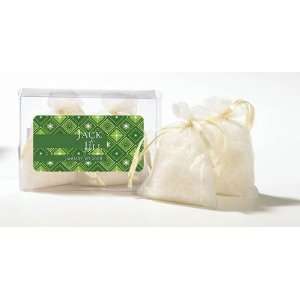 Wedding Favors Green Holiday Wrapping Paper Design Personalized Fresh 
