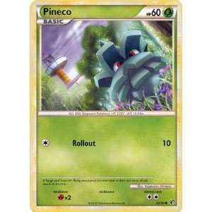  Pokemon Legend HS3 Undaunted Single Card Pineco #62 Common 
