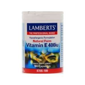  Lamberts Lamberts, Vitamin 400 iu, 180 Capsules. Beauty