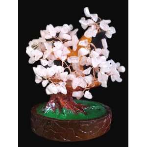    Small Rose Quartz Crystal Tree to Attract Love