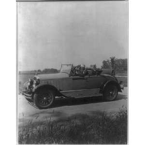  Girl as autoist,1928 Chrysler automobile,social life
