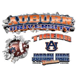  Auburn Tigers Multi Logo Wallcrasher: Sports & Outdoors