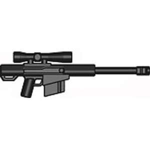   Scale LOOSE Weapon High Caliber Sniper Rifle HCSR Black Toys & Games