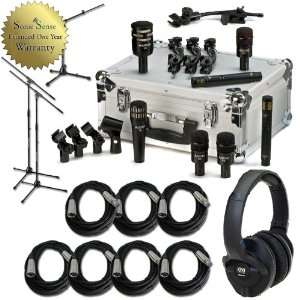  Audix DP7 Drum Microphone Kit Dynamic Mic Package Musical 