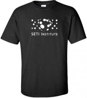 SETI Logo Search for Extra Terrestrial Life Cool Alien T Shirt  