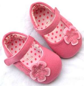 Pink Mary Jane kids toddler baby girl shoes size 4  