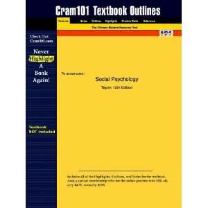  Studyguide for Social Psychology by Shelley E. Taylor 