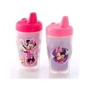  2 Insulated Sippy Cups Minnie Mouse 9 oz Baby