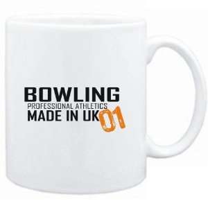 Mug White  Bowling Professional Athletics   Made in the UK  Sports 