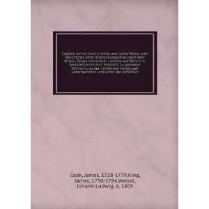   1779,King, James, 1750 1784,Wetzel, Johann Ludwig, d. 1809 Cook Books