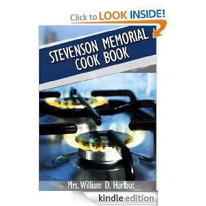 STEVENSON MEMORIAL COOK BOOK [Illustrated] William D. Hurlbut  