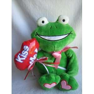  Kiss Me Green Frog Plush (9 1/2): Everything Else