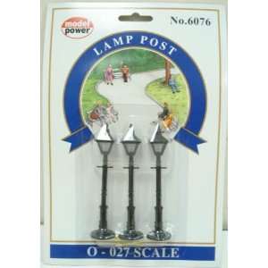   : Model Power 6076 Set of 3 Square Head Gas Lamp Post: Home & Kitchen