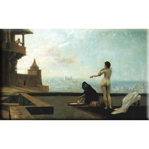   30x18 Streched Canvas Art by Gerome, Jean Leon: Home & Kitchen