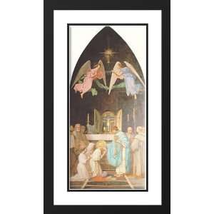 Gerome, Jean Leon 24x40 Framed and Double Matted The Last Communion of 