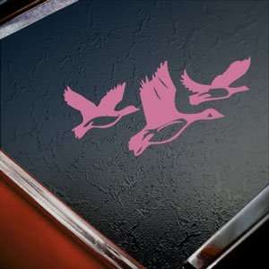  Flying Ducks Duck Lover Hunter Pink Decal Window Pink 
