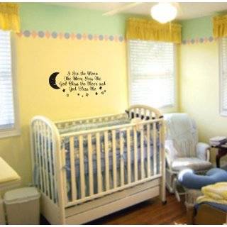  I love you to the moon and back again cute baby nursery 