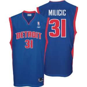  Darko Milicic Reebok NBA Replica Detroit Pistons Kids 4 7 