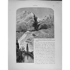  Tombs Aqueduct Wady Barada Gorge Palestine 1881