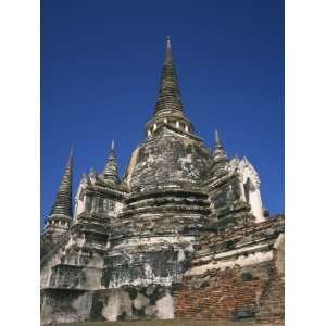  Buddhist Temple of Wat Phra Si Sanphet in Ayutthaya 