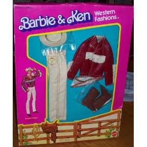   1981 Barbie & Ken Western Fashions  Ken Western Fringe Toys & Games