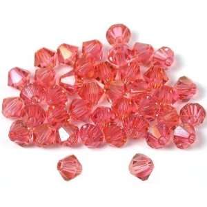  40 Rose Bicone Swarovski Crystal Beads Beading 5301 4mm 