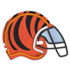  NFL Cincinnati Bengals Neon Football Helmet: Sports 