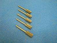ROUTER BITS 1/4 DIA X 1/8 SHANK STRAIGHT BIT LOTS OF 5  