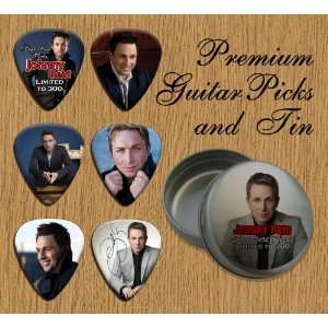  Johnny Reid 6 Signature Double Sided Guitar Picks In Tin 