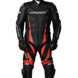 AGV Sport Monza Mens 1 Piece Leather Sports Bike Motorcycle Race Suit 