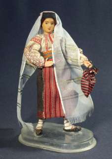   Folk Costume Doll ethnic blouse peasant ARTA CRISANA embroidery  