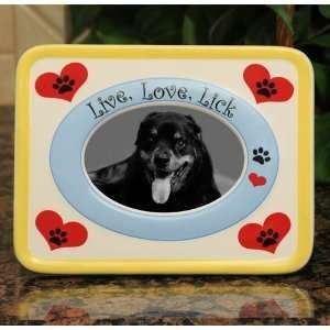    Tumbleweed Live, Love, Lick Pet Picture Frame
