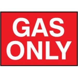  GAS ONLY Sign   10 x 14 Aluma Lite