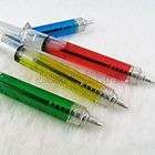 2pcs Needle Tube Injection Shaped Writing Write Ballpoint Pen
