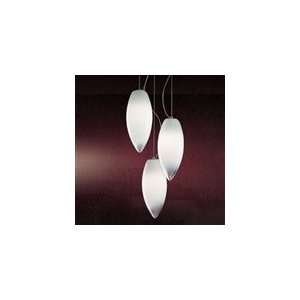   Lighting   10256  BACO/3 SUSP. WHITE & CLEAR