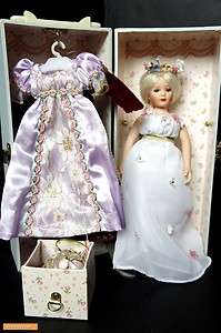   American Artist Mix ceramic Girl 10 Doll With Box Cloths Shoes Bags