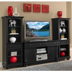   3PC Entertianment TV Stand and Two Pier Audio Cabinets