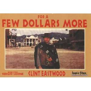   For A Few Dollars More Blank Postcard Appx 4x6 In