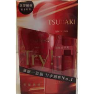 Shiseido Tsubaki Shining Fitit Shampoo Single Set (conditioner 40 mL 
