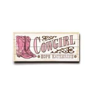  large personalized cowgirl wall art: Home & Kitchen