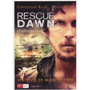 Rescue Dawn   Movie Poster   27 x 40 