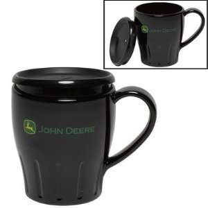  John Deere Fluted Mug with Lid: Home & Kitchen