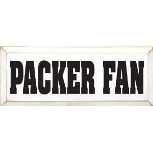  Packer Fan Wooden Sign: Home & Kitchen